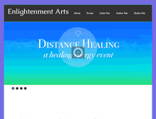 Tablet Screenshot of enlightenmentarts.com